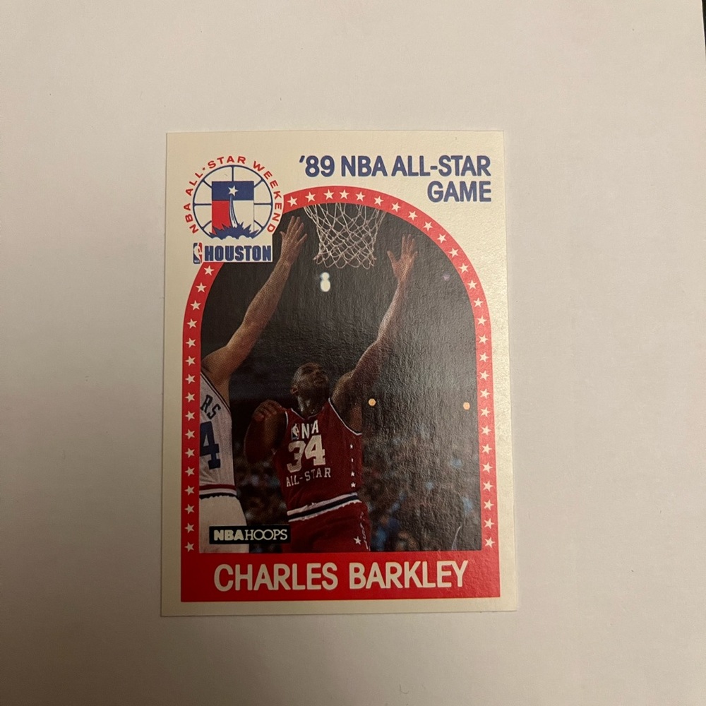 1989 Houston NBA All-Star game Charles Barkley.